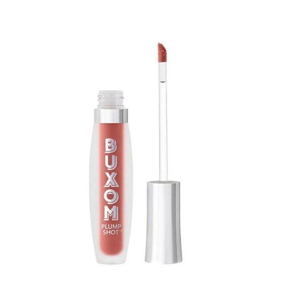 NIB~BUXOM Plump Shot Sheer Tint Collagen Infused Lip Serum in Plush Peach - Picture 1 of 4